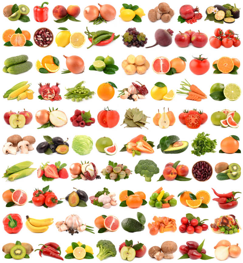 果蔬混合背景图片素材-果蔬背景创意图片素材-jpg图片格式-macw站素材